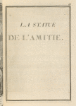 La statue de L'Amitie