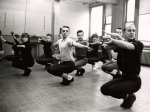 Bob Fosse (right) rehearsing dances for the stage production Pleasures and Palaces.
