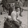 Elia Kazan on the set of the movie "Man on a Tight Rope."