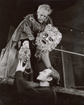 Raymond Massey and Christopher Plummer in the stage production J.B.