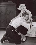 Steve McQueen and Vivian Blaine in the stage production A Hatful of Rain