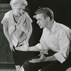 Vivian Blaine and Steve McQueen in the stage production  A Hatful of Rain