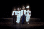 Joel Grey, Bernadette Peters, and unidentified cast members in the stage production George M!
