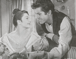 Zizi Jeanmaire and Farley Granger in the motion picture Hans Christian Andersen