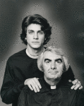 Eric Roberts and Milo O'Shea in costume from "Mass Appeal"