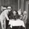 Clark Gable and Zita Johann (seated) with two unidentified actors in Machinal.