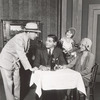 Clark Gable and Zita Johann (seated) with two unidentified actors in Machinal.