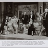Robert Joy, Deborah Rush, Mia Dillion, Roy Dotrice, Carolyn Seymour, Campbell Scott, Rosemary Harris and Charles Kimbrough in the stage production Hay Fever