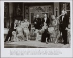 Robert Joy, Deborah Rush, Mia Dillion, Roy Dotrice, Carolyn Seymour, Campbell Scott, Rosemary Harris and Charles Kimbrough in the stage production Hay Fever