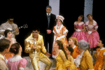 Dick Gautier surrounded by company in Bye Bye Birdie