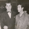 Robert Taylor (right, retired) and Senator Edwin C. Johnson (left, D-Colo) at cocktail party in Rome.