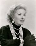 Publicity photo of Greer Garson in the stage production Auntie Mame