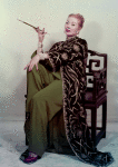 Publicity photo of Greer Garson in the stage production Auntie Mame
