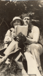 Laurette Taylor and unidentified man