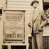 Daniel Frohman standing outside the Ogunquit Playhouse