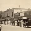 Exterior view of the Ogunquit Playhouse with Maude Adams on the marquee