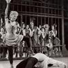 Gwen Verdon and cast in the stage production Redhead