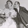 Publicity photo of Jarmila Novotná and Basil Rathbone in the stage production Sherlock Holmes