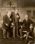 Stanley D. Jessup, Alexander Carr, and Barney Bernard in the stage production Potash and Perlmutter