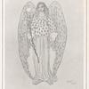Dessin de Léon Bakst pour le costume des anges du Martyre de Saint Sebastien
