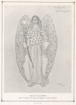 Dessin de Léon Bakst pour le costume des anges du Martyre de Saint Sebastien