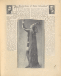 Publicity photos of Mme. Ida Rubinstein in the stage production The Martyrdom of Saint Sebastian. The Theatre Magazine, July 1911, pg. 5