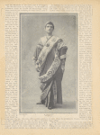Publicity photo of M. Desjardins as the Emperor in the stage production The Martyrdom of Saint Sebastian. The Theatre Magazine, July 1911, pg. 7