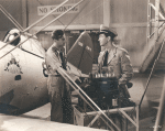 Shepperd Strudwick and Robert Taylor in the motion picture Flight Command