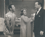 Robert Taylor, Norma Shearer, and George Sanders in the motion picture Her Cardboard Lover