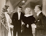 Marla Shelton?, Robert Taylor, Jean Harlow, and Reginald Owen in the motion picture Personal Property