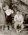 Greer Garson and Robert Taylor in the motion picture Remember?
