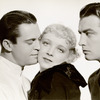 Publicity photo of Chester Morris, Virginia Bruce, and Robert Taylor in the motion picture Society Doctor