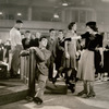 Robert Taylor and Maureen O'Sullivan in the motion picture A Yank at Oxford