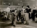 Robert Taylor and Maureen O'Sullivan in the motion picture A Yank at Oxford