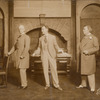 Charles Maude, W. R. Stavley, and unidentified actor in the stage production The Philanderer