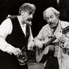 George C. Scott and Conrad Bain in the stage production On Borrowed Time