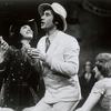 Jane Lapotaire, Jim Dale, and Mel Martin in the stage production Scapino