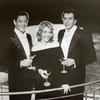 Raul Julia, Jill Clayburgh, and Frank Langella in the stage production Design for Living