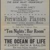 The Show Boat "Periwinkle" carrying a pleasure party of distinguish players