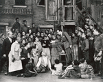 Director Rouben Mamoulian and cast during rehearsals for the Theater Guild stage production Porgy and Bess