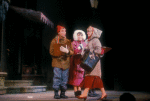 Judi West (walking )and unidentified cast members in She Loves Me