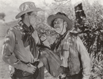 James Ellison and George Hayes in the motion picture Hop-A-Long Cassidy