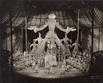 Giant spangled clown scene from Jumbo.