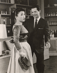 Pat Suzuki (Linda Low) and Larry Blyden (Sammy Fong) in the stage production Flower Drum Song