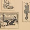 3. Cartoon of Konstantin Stanislavsky as Ratikin; 4. Cartoon of Knipper and Konstantin Stanislavsky in Life of Man