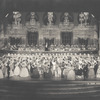 Guy Robertson as Johann Strauss, Jr., conducting orchestra, in the ballroom scene from The Great Waltz.