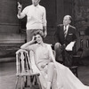 Richard Burton, Julie Andrews and Moss Hart during rehearsal for Camelot