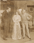 George Parsons, Ada Gilman and George M. Cohan in the stage production Broadway Jones