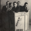 Arthur Kopit, Jack Gelber, Edward Albee, Jack Richardson, and Arnold Weinstein posing for Mademoiselle Magazine