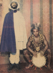 David Bethea and James Boddie in costume in the New York Federal Theatre's production of "The Living Newspaper." (Sunday Mirror Magazine. March 8, 1936, pg. 10)